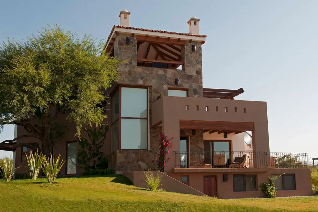 Stone tower villa with mountain views at Las Ventanas San Miguel de Allende